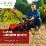CEDRUS GLX480 GLEBOGRYZARKA SPALINOWA SAMOBIEŻNA Z NAPĘDEM KULTYWATOR CEDRUS GLX 480 6.5KM / 48 cm SILNIK LONCIN  - OFICJALNY DYSTRYBUTOR - AUTORYZOWANY DEALER CEDRUS