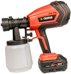 CEDRUS SP1000Li PISTOL PAINTING AGGREGATE ACUULATOR COMPPRESSOR FOR SPRAYING CEDSP1000LI 20V POWER+ OFFICIAL DISTRIBUTOR - AUTHORIZED DEALER CEDRUS