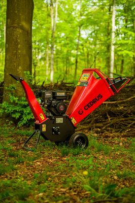 Cedrus RB02 rozdrabniacz spalinowy rębak do gałęzi 10 cm Loncin 6,5 KM