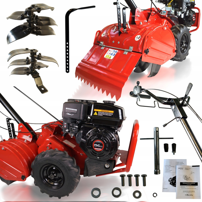 CEDRUS GL03 PRO-B&S SPRINIONAL PLOTTILLER WITH DRIVE OVER THE GARDEN CULTIVATOR 6.5HP / 45cm B&S Briggs&Stratton GL03 ENGINE - EWIMAX - OFFICIAL DISTRIBUTOR - AUTHORIZED DEALER CEDRUS