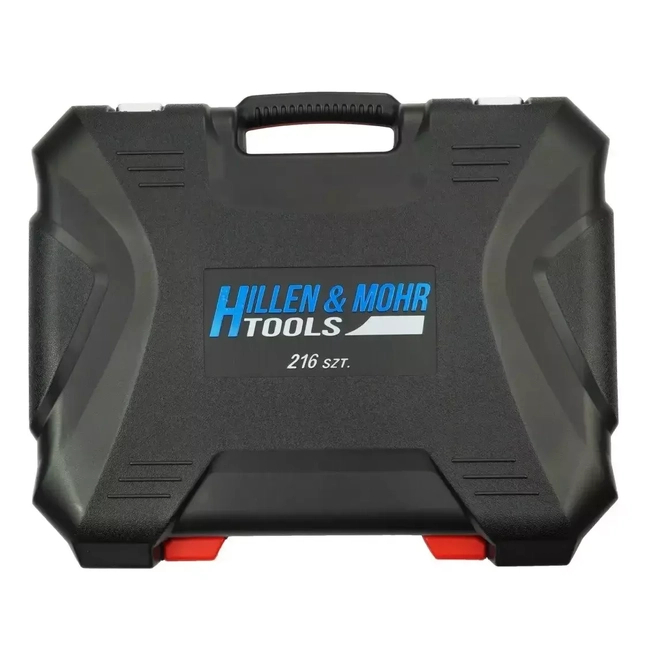 LARGE SOCKET WRENCH SET HILLEN&AMP;MOHR 17K216 CRV 216 PCS. 17X1/2&QUOT;, 13X1/4&QUOT; , 8X3/8&QUOT;