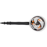 DEDRA DED882203 Rotating Brush for High-Pressure Washers, Patios, and Cars