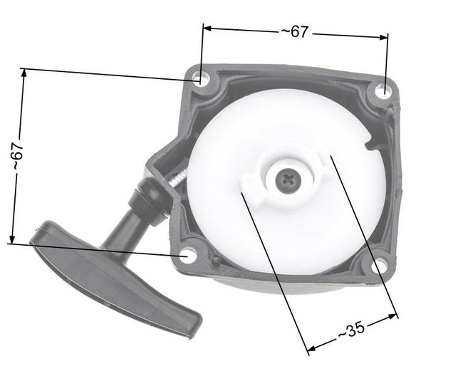 NAC CG330B CG430B startér pro zahradní vyžínače z trhu NZ38