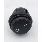 Rocker switch BLACK 0-I 230V for DED7521/22, new