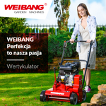 WEIBANG WB384RB PROFI PROFESSIONAL STEADY COMPACT VERTICULATOR Briggs&Stratton WB384 WB 384 EWIMAX - OFFICIAL DISTRIBUTOR - AUTHORIZED WEIBANG DEALER