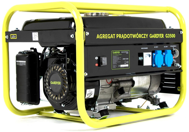 GARDYER G3500 3,1 kW jednofázový generátor - oficiální distributor - autorizovaný prodejce GARDYER