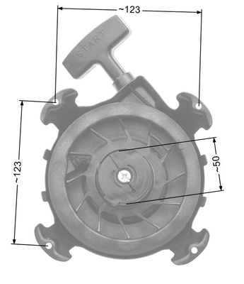 B&S 8HP Industrial Plus startér zam zam. 693900 390391 NZ540