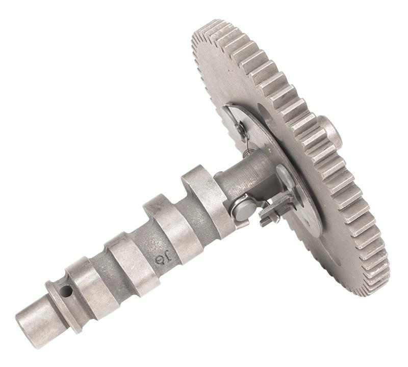 Wałek rozrządu Loncin LC2V80 (T231) – detal mechanizmu i krzywek