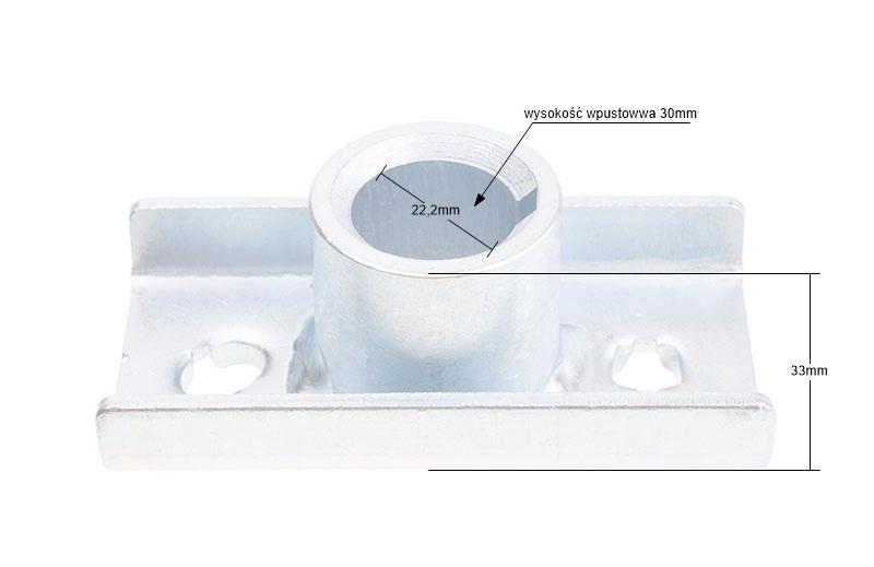 Adapter kosiarki Cedrus CEDKS51P 481709 – wymiary i oznaczenia