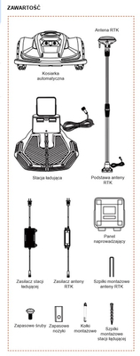 Robot koszący Sunseeker X7 Elite RTK 3000m2 bezprzewodowy