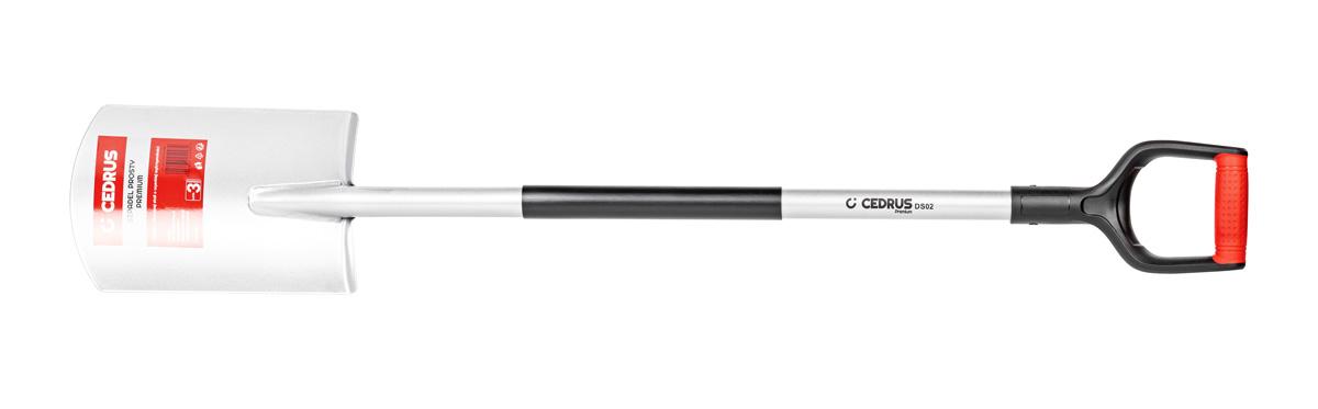 Szpadel Premium prosty Cedrus DS02 C-TOOLS-DS02 – widok całkowity