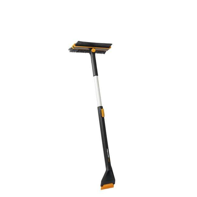 Telescopic brush and snow scraper, X-series swivel head 1078492