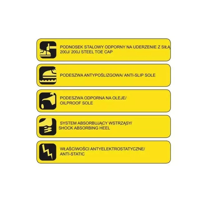 BEZPEČNOSTNÍ OBUV, DEDRA BH9P2-42 SEMIŠOVÁ BEZPEČNOSTNÍ OBUV, VELIKOST: 42, KAT.S1 SRC