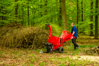 Cedrus RB05 PRO-HE Rębak Rozdrabniacz Spalinowy Do Gałęzi 15 KM 12 cm Hydrauliczny