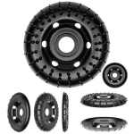 DEDRA F692034 Tarcza tarnikowa frez promieniowy R15 wypukły 120mm do drewna i szlifierki kątowej