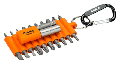 BAHCO screwdriver bit set, bit holder and 1/4" socket adapter 22 pcs. 59S/22-1