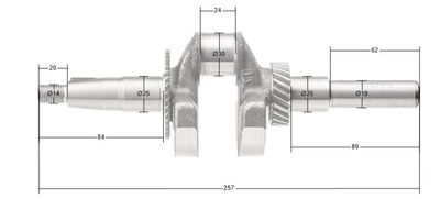 Rato engine R180 crankshaft 13300-Z440220-0000
