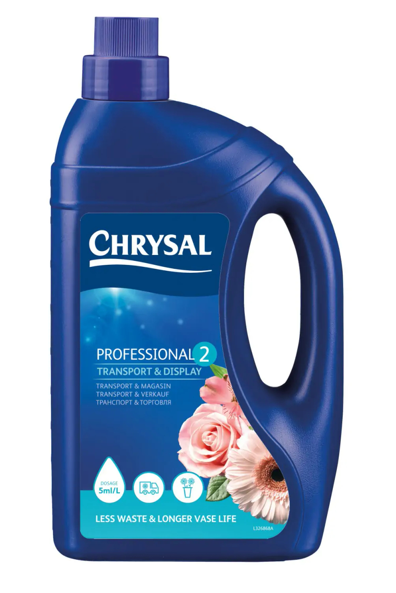 CHRYSAL PROFESSIONAL 2 – 1L – odżywka do kwiatów w pojemnikach w kwiaciarni