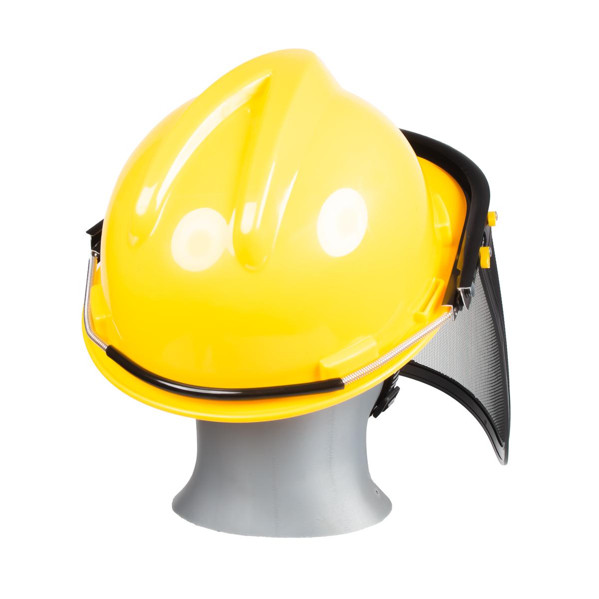 Kask kompletny z siatką NZ927 - widok z tyłu