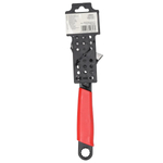 DEDRA 12B225 French Adjustable Wrench, 250 mm, 0–28 mm, HCS, rubberized handle