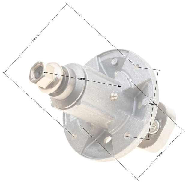 John Deere L100;110;42c mower adapter 510031