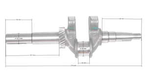 Wał korbowy Zongshen Xp200A 6,5Hp 22,2Mm 50Mm 100003836