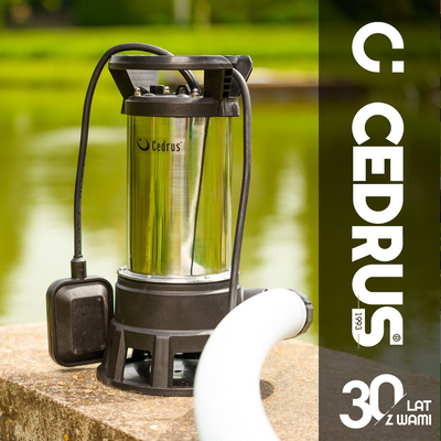 CEDRUS PZ1100 ODVODŇOVACÍ ČERPADLO PRO ČISTOU VODU INOX 1100W 20000 l/h - EWIMAX - OFICIÁLNÍ DISTRIBUTOR - AUTORIZOVANÝ PRODEJCE CEDRUS