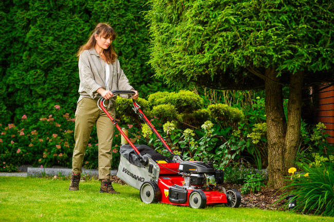 WEIBANG WB455SC 3W1 KOSIARKA SPALINOWA DO TRAWY Z NAPĘDEM WB455 3.5 KM / 45cm - OFICJALNY DYSTRYBUTOR - AUTORYZOWANY DEALER WEIBANG