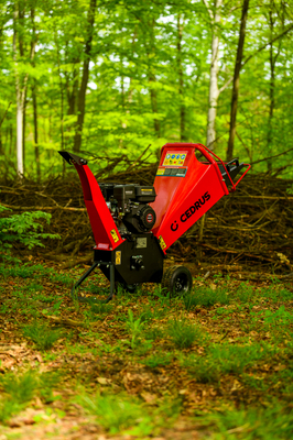Cedrus RB02 rozdrabniacz spalinowy rębak do gałęzi 10 cm Loncin 6,5 KM