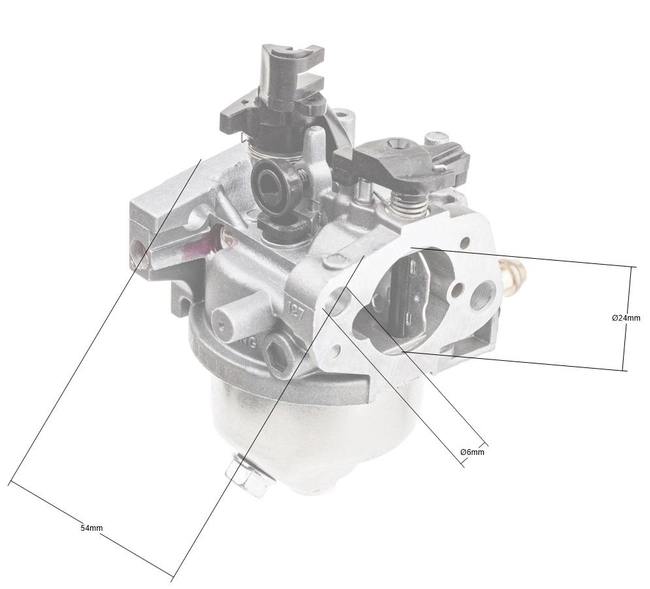 Loncin LC1P70F carburetor ORIGINAL PART 170021899-0002