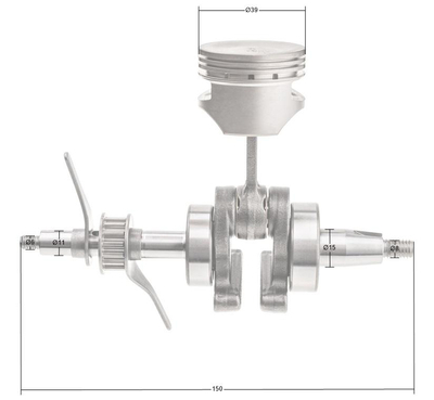 Honda GX35NT crankshaft kpl 13310-Z0Z-000