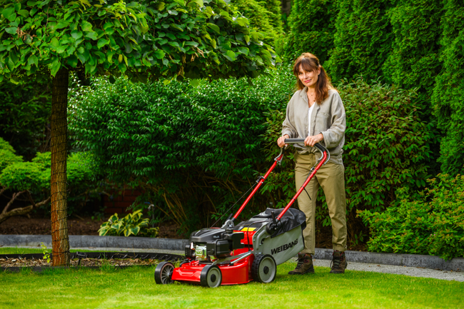 WEIBANG WB455SC 3W1 KOSIARKA SPALINOWA DO TRAWY Z NAPĘDEM WB455 3.5 KM / 45cm - OFICJALNY DYSTRYBUTOR - AUTORYZOWANY DEALER WEIBANG