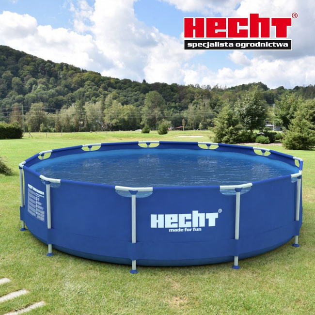 HECHT 3476 BASEN STELAŻOWY OGRODOWY RODZINNY NAZIEMNY 4383 Litrów 300 x 76 CM BLUESEA- EWIMAX OFICJALNY DYSTRYBUTOR - AUTORYZOWANY DEALER HECHT