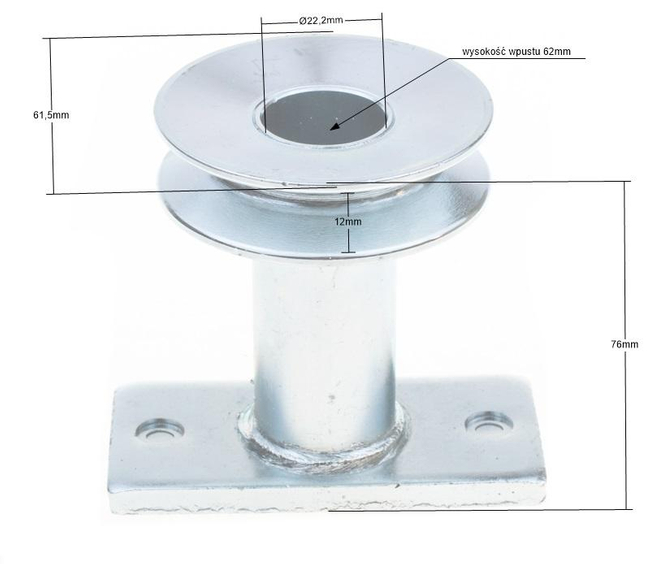 Adapter kosiarki MTD z napędem 8R19-65