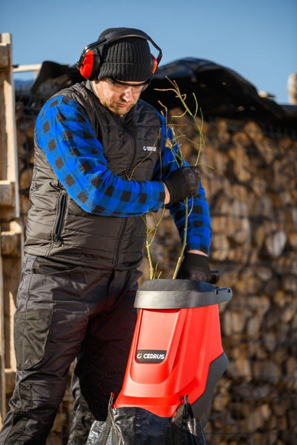 CEDRUS RE04 ROZDRABNIACZ ELEKTRYCZNY NOŻOWY RĘBAK DO GAŁĘZI OGRODOWY 2800W / 45mm - OFICJALNY DYSTRYBUTOR - AUTORYZOWANY DEALER CEDRUS