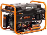 DAEWOO GDA 3500 DFE LPG / PETROL GENERATOR 2x16A, 3.5kW POWER - OFFICIAL DISTRIBUTOR - DAEWOO AUTHORIZED DEALER