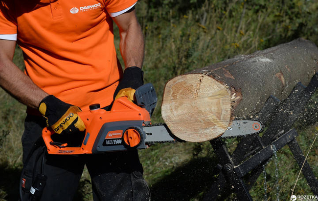 DAEWOO DACS 2700E ELECTRIC CUTTING LENGTH saw for logs 45 cm / 2400 W - OFFICIAL DISTRIBUTOR - AUTHORIZED DAEWOO DEALER