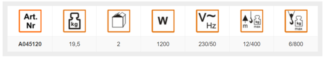PANSAM A045120 WCIĄGARKA WYCIĄGARKA ELEKTRYCZNA LINOWA 1050W 800kg EWIMAX - OFICJALNY DYSTRYBUTOR - AUTORYZOWANY DEALER PANSAM