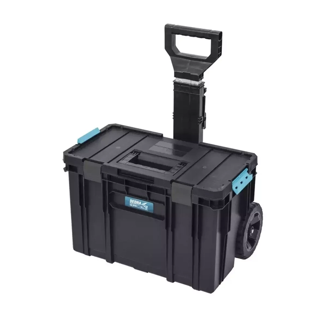 SKRZYNKA NARZĘDZIOWA NA KOŁACH DEDRA SAS+ALL N0301, UCHWYT TELESKOP, SYSTEM SAS