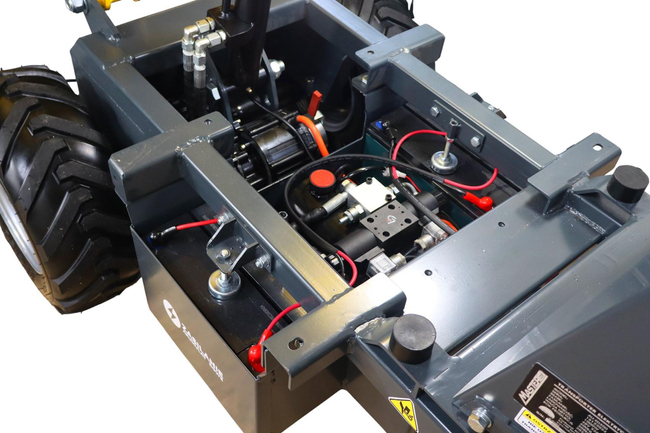 MasterCut AU-ED500 WOZIDŁO TRANSPORTER AKUMULATOROWY BUDOWLANY OGRODOWY TACZKA WYWROTKA ELEKTRYCZNA 48V, 32AH, 500KG