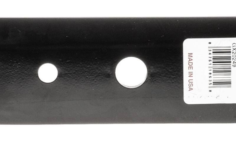 Nóż kosiarki John Deere 54.5 cm RO10635 – otwory montażowe zbliżenie