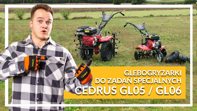 CEDRUS GL05 GLEBOGRYZARKA SPALINOWA KULTYWATOR  3 BIEGI / 7 KM  / 85 cm - EWIMAX - OFICJALNY DYSTRYBUTOR - AUTORYZOWANY DEALER CEDRUS