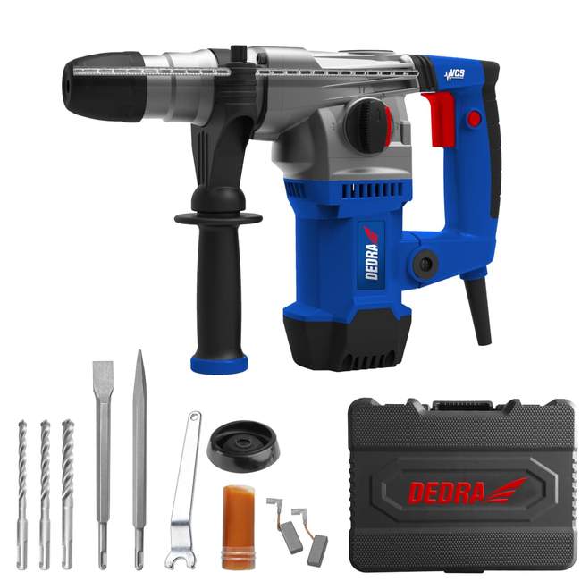 SDS PLUS ROTARY HAMMER, 1250W DEDRA