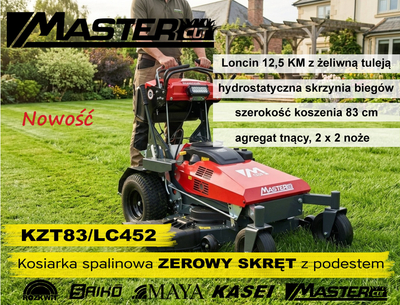 MASTERCUT KZT83/LC352 BEZOTÁČKOVÝ TRAVNÍ TRAKTOR BEZOTÁČKOVÁ SEKAČKA S VLASTNÍM POHONEM