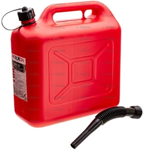 REXXON 20L CANISTER WITH FUNNEL BUBBLE TANK FUEL CONTAINER GASOLINE LIQUIDS CARNISTER WITH APPROVAL