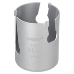 DEDRA 08X054 TCT Universal Hole Saw, 54 mm (5/8''), HCS YG6X Carbide-Tipped Core Bit
