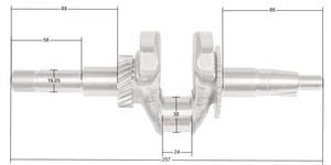 Klikový hřídel Loncin LC50ZB60-4.5Q LC168F-2 ORIGINÁLNÍ DÍL