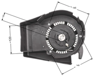 Stiga GGP SV150 Castelgarden SV45 starter zam. 118550139/1 NZ567