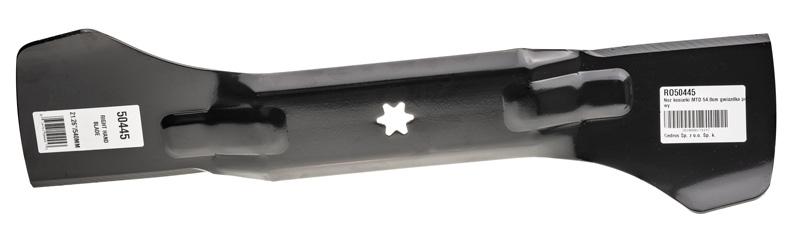 Nóż kosiarki MTD 54.0cm gwiazdka prawy RO50445