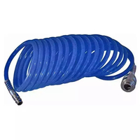 PANSAM A533081 Wąż PU 10m do sprężonego powietrza flex, przewód pneumatyczny spiralny 1/4"
